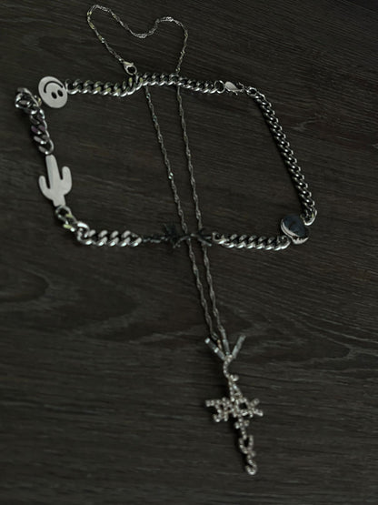 2 X LA FLAME CHAINS TO COMBINE