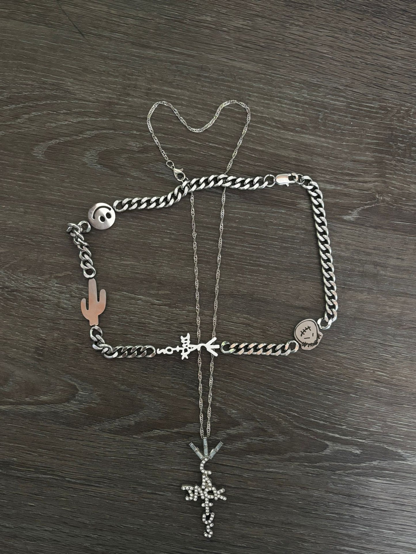 2 X LA FLAME CHAINS TO COMBINE